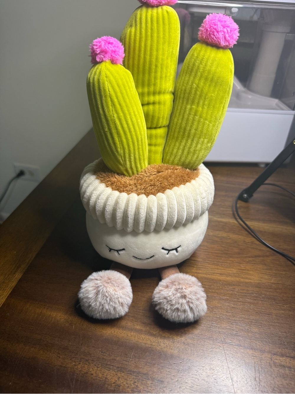 Greenhouse by Russ 12 Inch Plush Succulent Plant Flowering Cactus Stuffed Toy